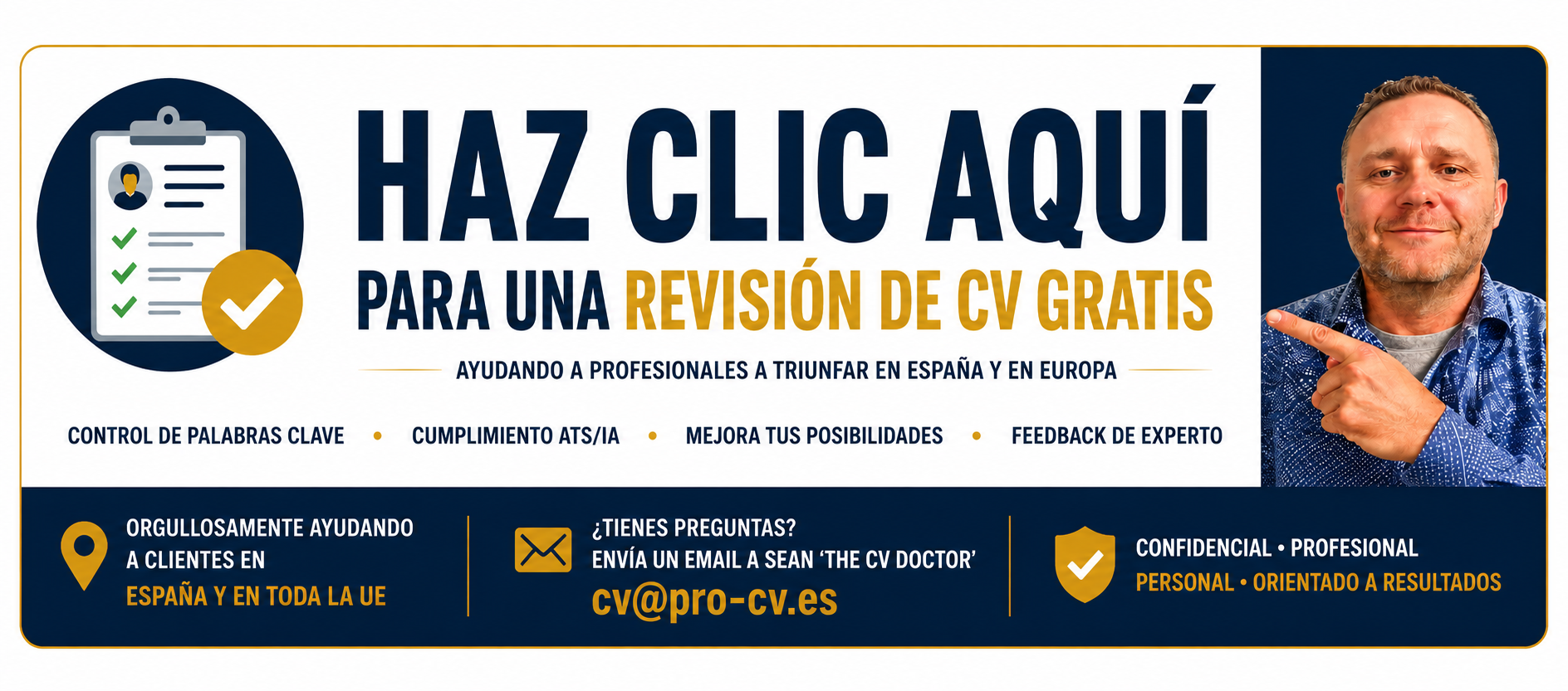 Free CV Review Spain – Professional ATS and AI CV Review