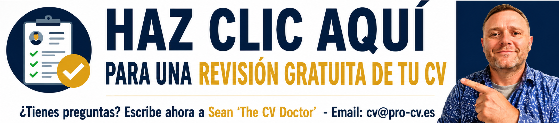 Revisión gratuita de CV y servicios profesionales de redacción de CV en España
